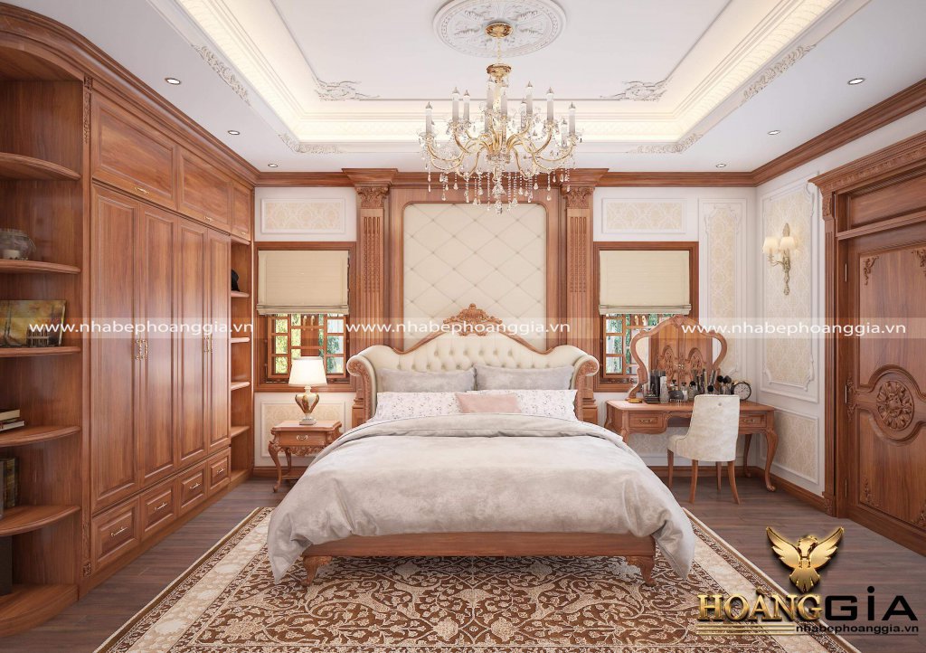 Thiết kế nội thất phòng ngủ phong cách tân cổ điển sang trọng ...