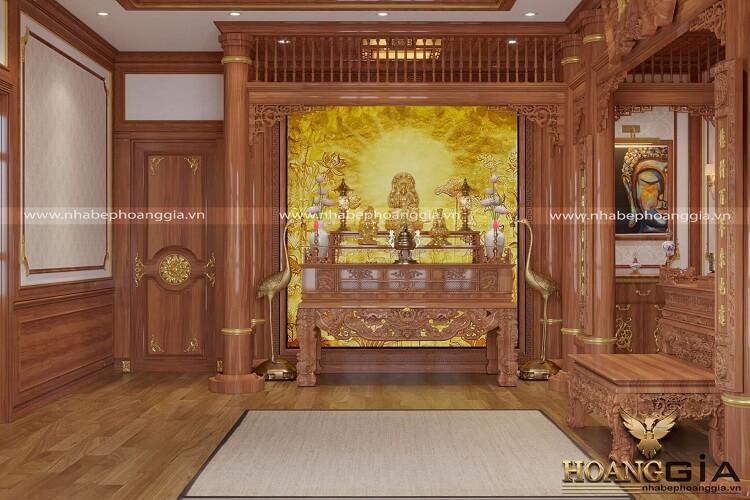 Bàn thờ Phật - Mẫu 13 | Bàn thờ, Nhà cửa, Thiết kế
