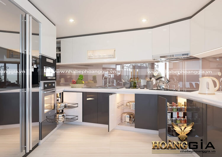 thiết kế thi công tủ bếp tại Lạng Sơn