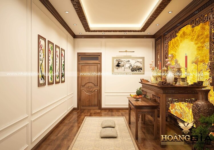 Thiết kế bàn thờ Phật tại nhà