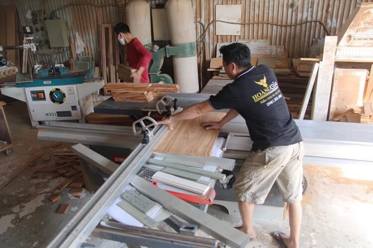 nội thất gỗ sồi tại Hà Nội