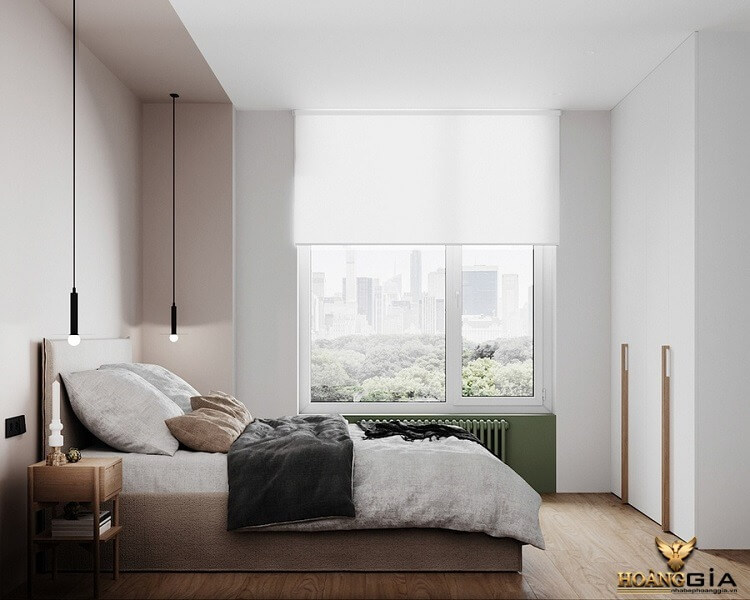 Chọn giường ngủ trong thiết kế căn hộ 40m2