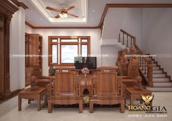Dự án thiết kế thi công nội thất tân cổ điển nhà chị Thủy (Lâm Đồng)