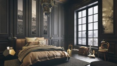 Gợi ý 10 mẫu phòng ngủ màu đen đặc sắc đầy nổi bật