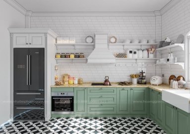 Top 15 ý tưởng thiết kế phòng bếp 15m2 đẹp tiện nghi